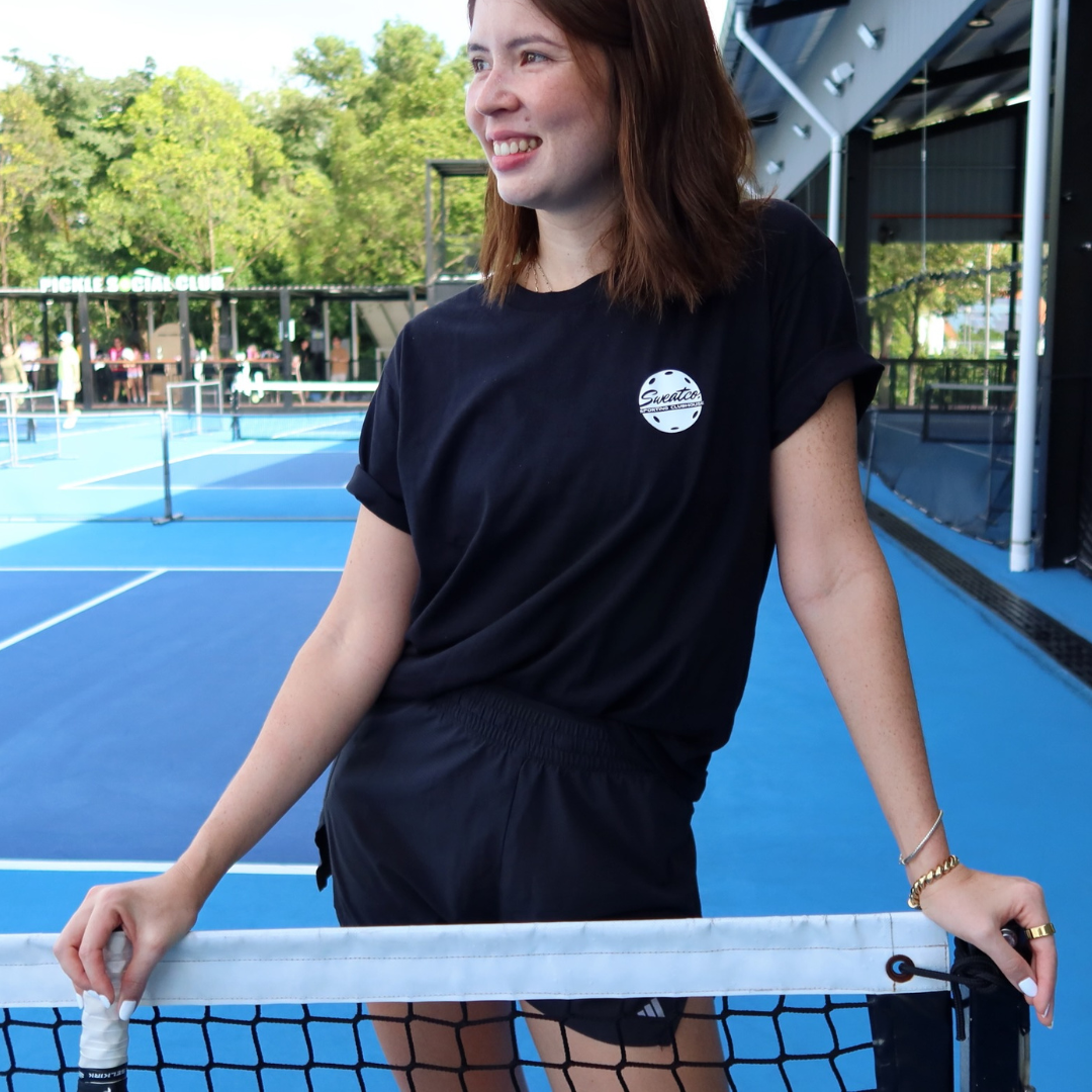 black game point tee
