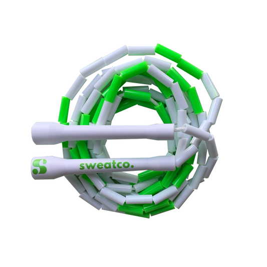 green & white